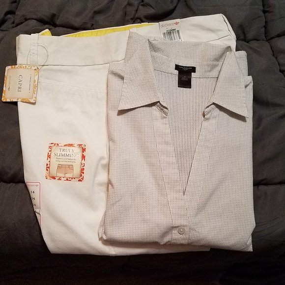 White Capri Dockers - Picture 3 of 13